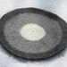 Felt placemat grey - Organic eco-friendly - Cream, light gray and dark gray