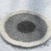 Felt placemat grey - Organic eco-friendly - Cream, light gray and dark gray