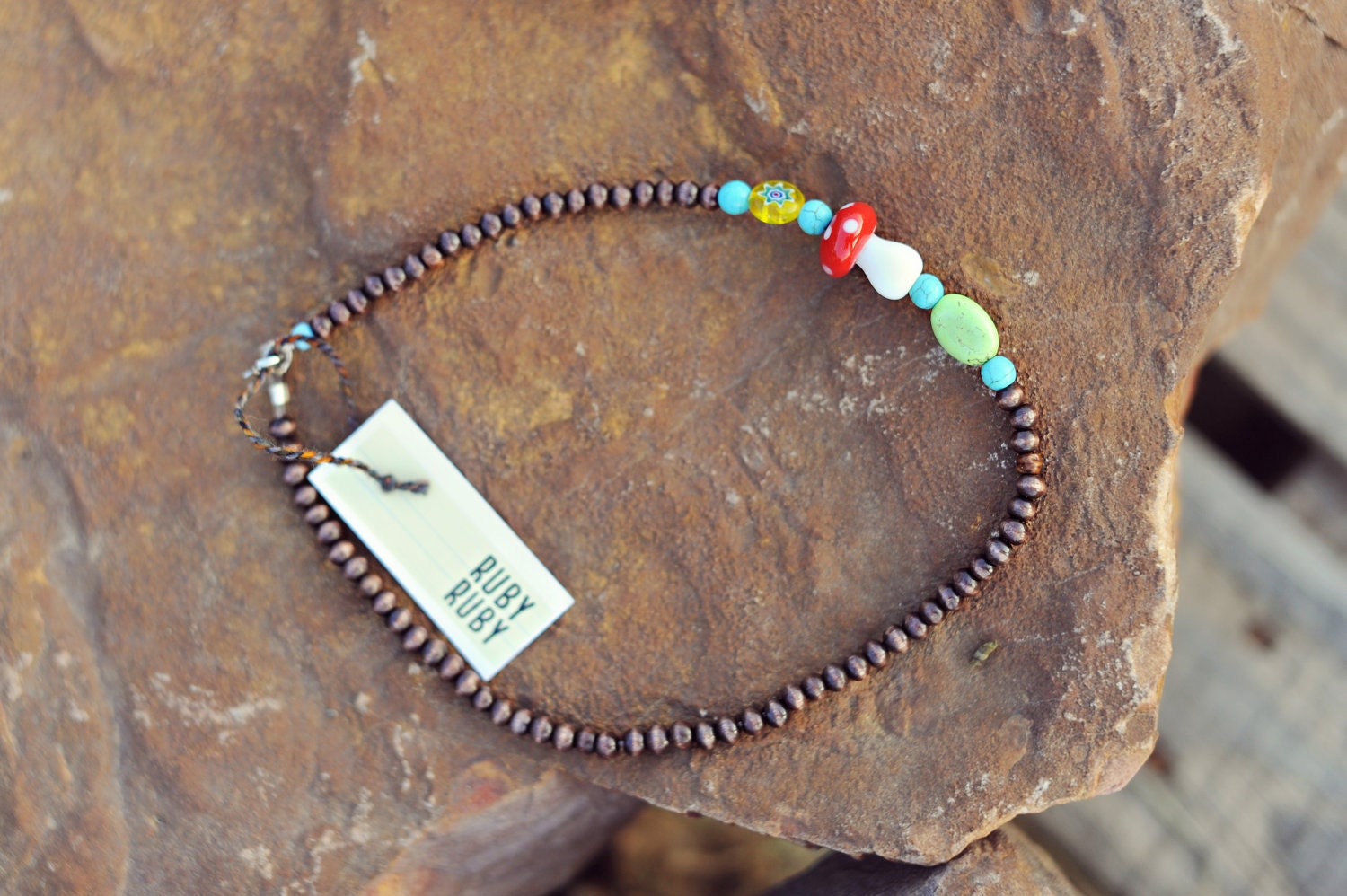 Chic Girls Hand Strung Necklace, tween, Boho