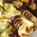 Fall Leaves Antique Bacchus Wine God Venetian Mask Masquerade Mask Mardi Gras Costume