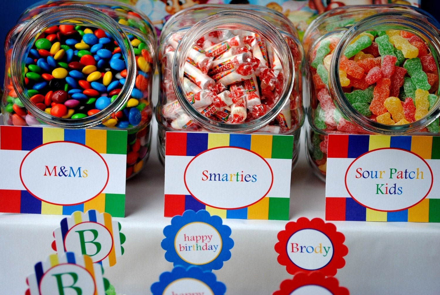 Candyland Birthday - Printable Party Labels Il_170x135