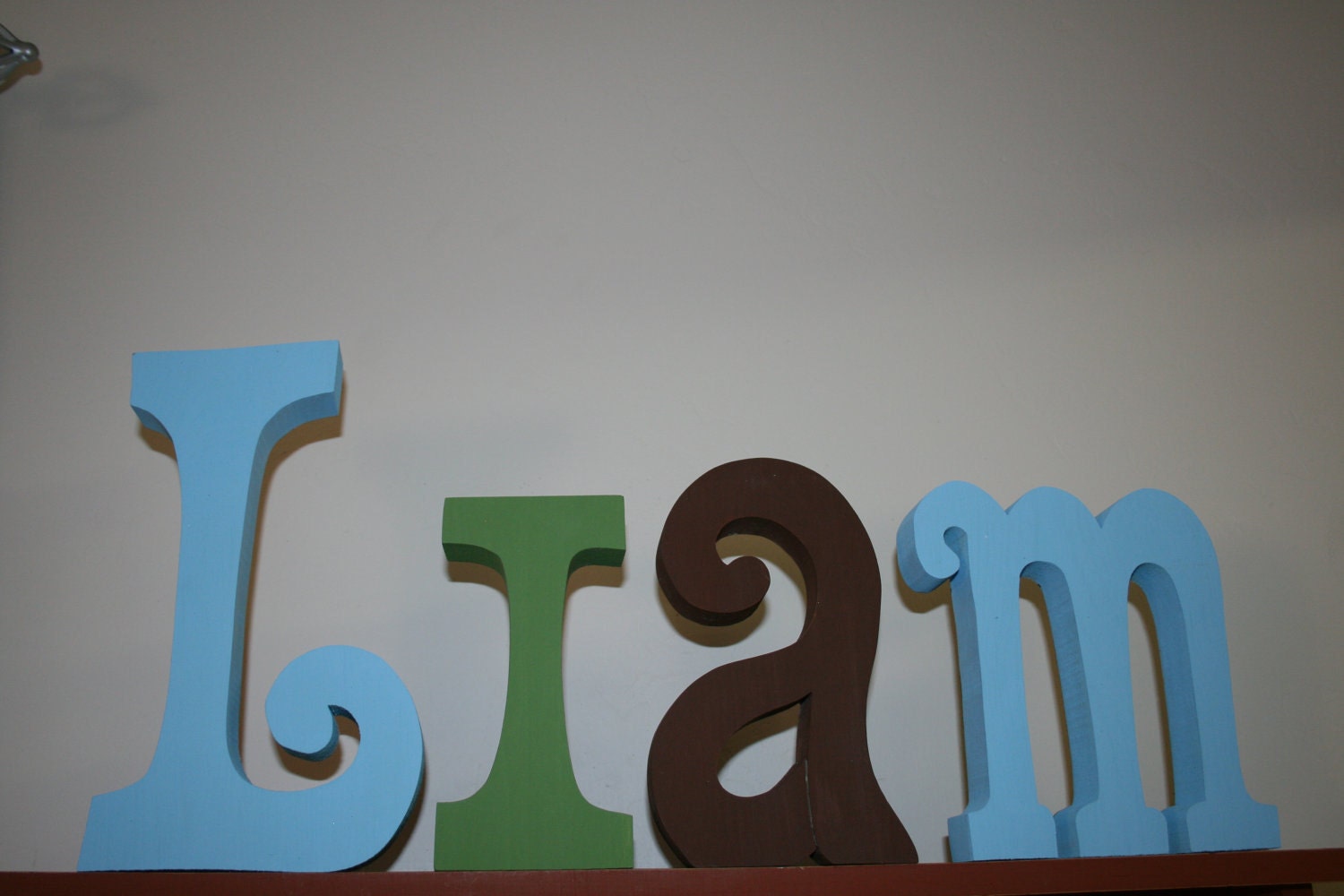 Childrens room decor nursery letters Custom wood letters boy nursery letters hand painted kids room custom wood letters for children