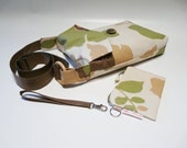 Cross Body Bag and Purse Beige and Green colors Small Shoulderbag