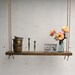 Rustic Hanging Oak Accent Shelf made with lumber from an 1860/70's Gold Mine Camp in the Eastern Sierra Nevada Mountains