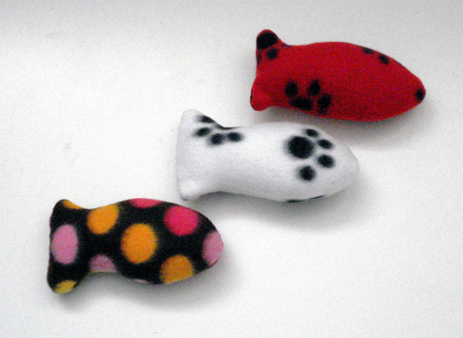 Organic Catnip Fishes - Handmade Cat Toys