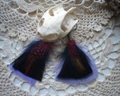 Clearance Venus Vintage Recycled Upcycled White Guinea Polka Dot White Black Brown Gold Feathers Feather Plumage Plume Plumes Love Whimsy