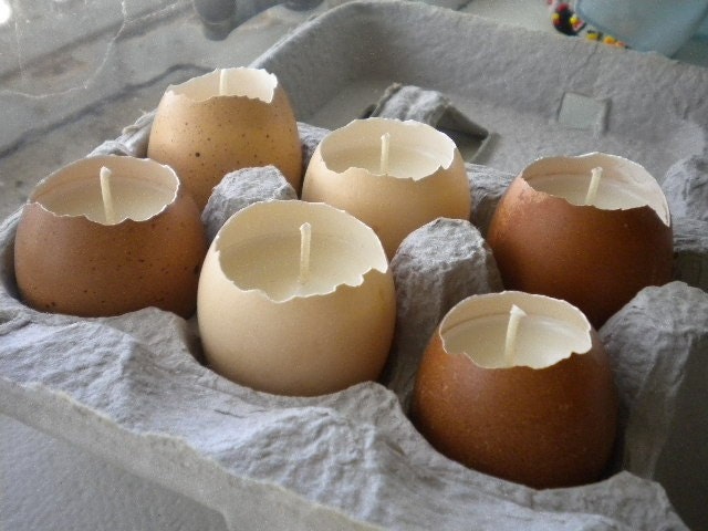 Last Set - Limited Time - Natural Egg Candle - Half Dozen