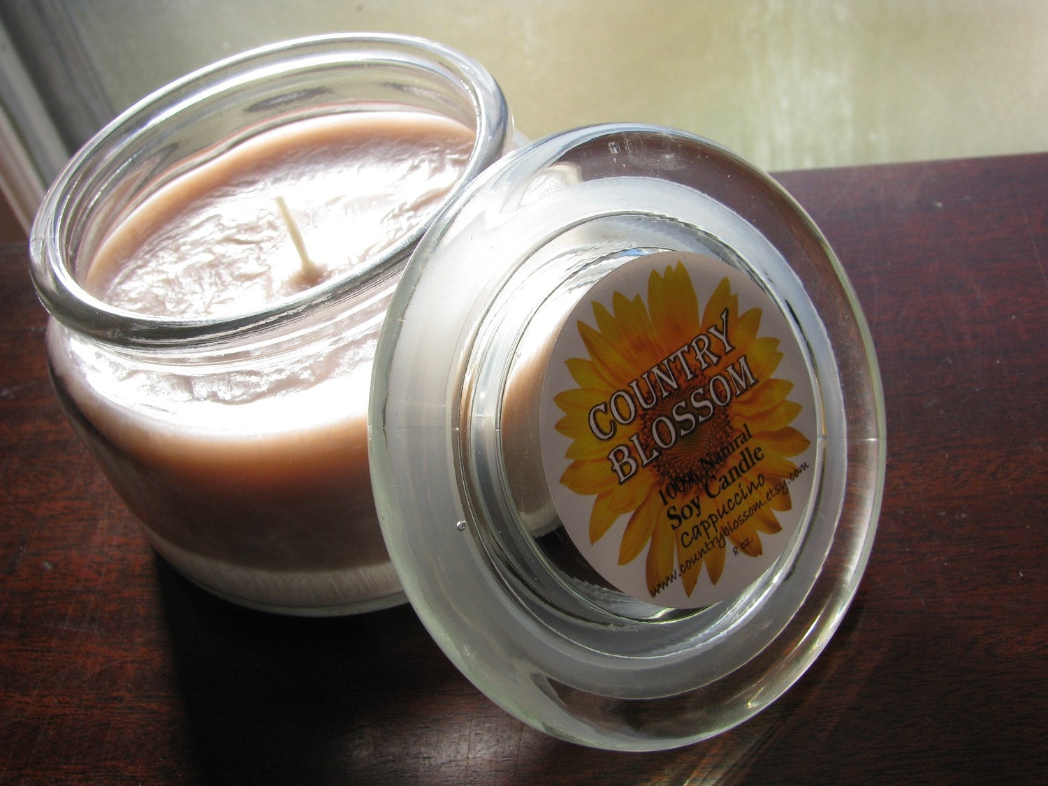 Cappuccino Soy Wax Candle - 8 oz.
