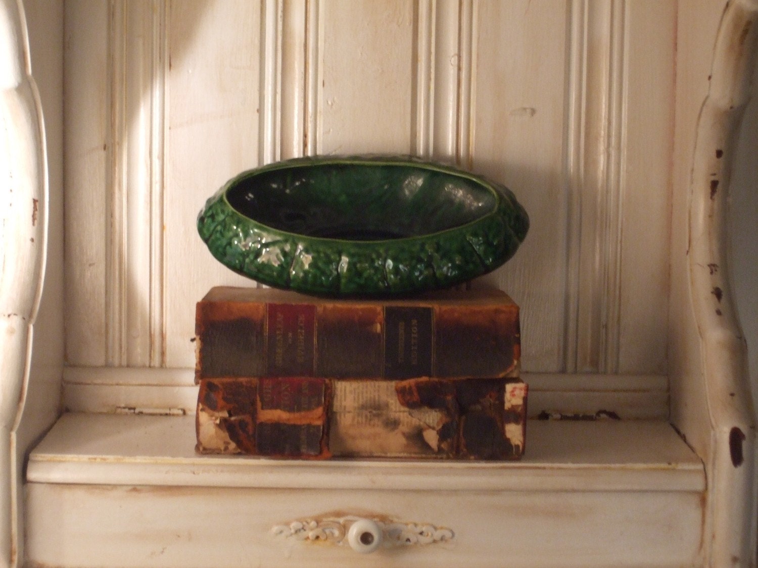 California Pottery Vase - A B CALIF USA