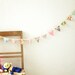 Mini Bunting, Garland, Photo Prop, Floral, Roses, Stripes, Polka Dots - 1.5 yards (Made to Order)