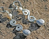 Job's Tears Sterling Silver Signature Simply Maui Earrings