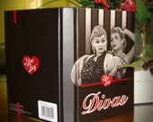 Kindle Fire 7"(not HD), Kindle Touch,  4 & K Paperwhite "I Love Lucy" Upcycled RooKCasE