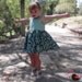Sophia Dress - 12M to 8Y - PDF Pattern and Instructions - circle skirt, lined bodice, rounded neckline, buttoned back