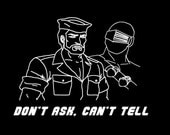 GI Joe T Shirt - Snake Eyes Shipwreck Funny Tee - Free Shipping