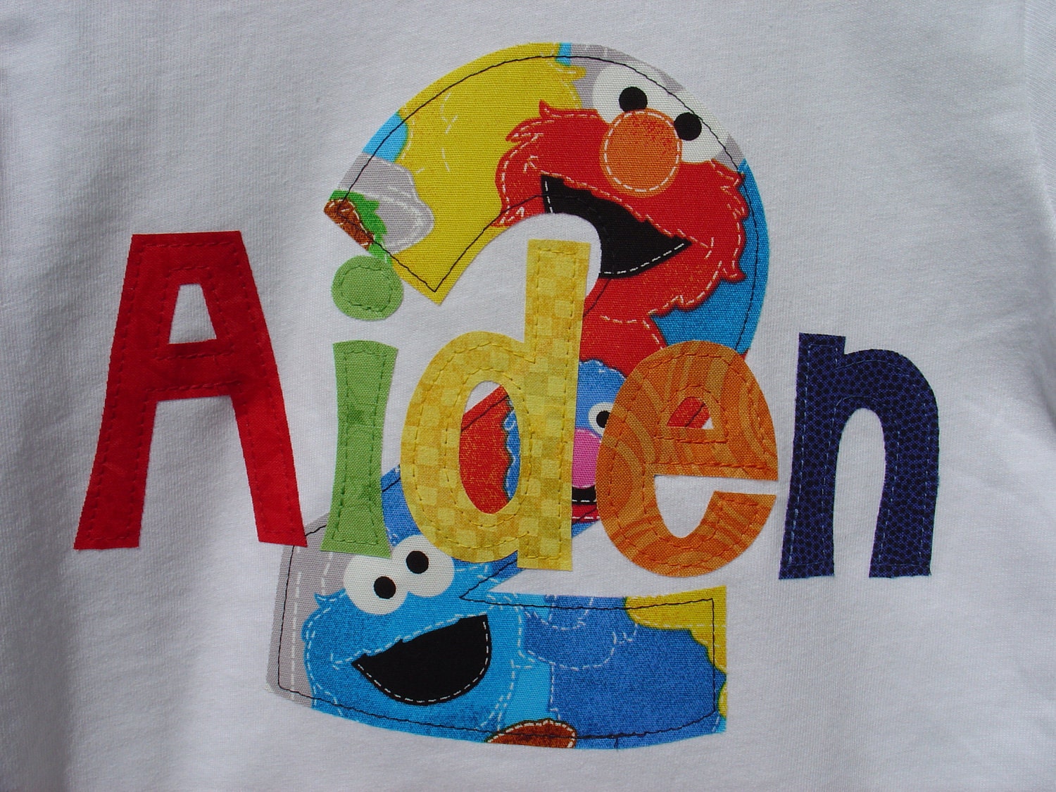 Personalized Birthday Shirt - Sesame Street