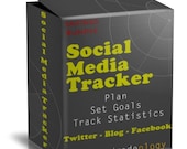 Social Media Tracker Package - Facebook - Twitter - Blog