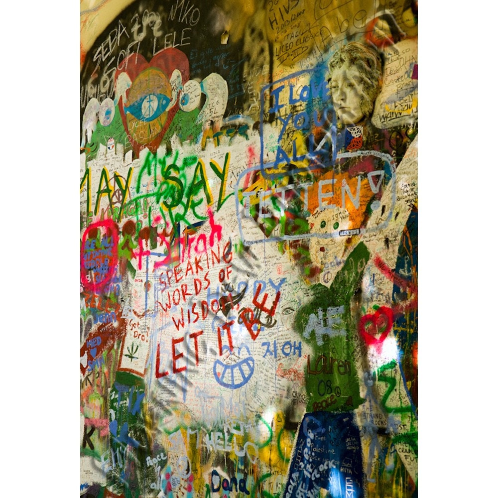 Lennon Wall - Limited Edition Photo - 12x16" Matted