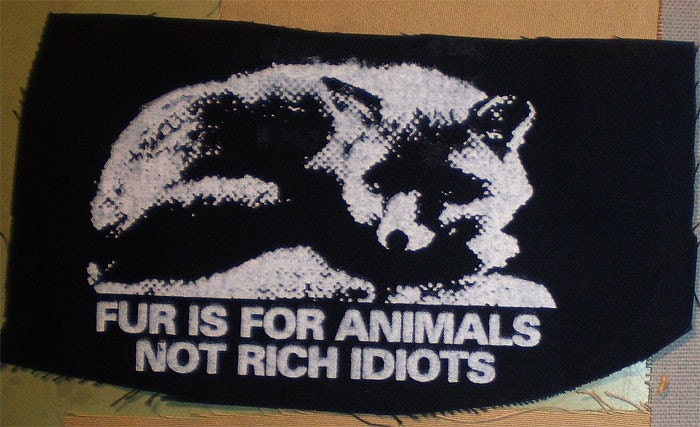 Fur is for animals Patch