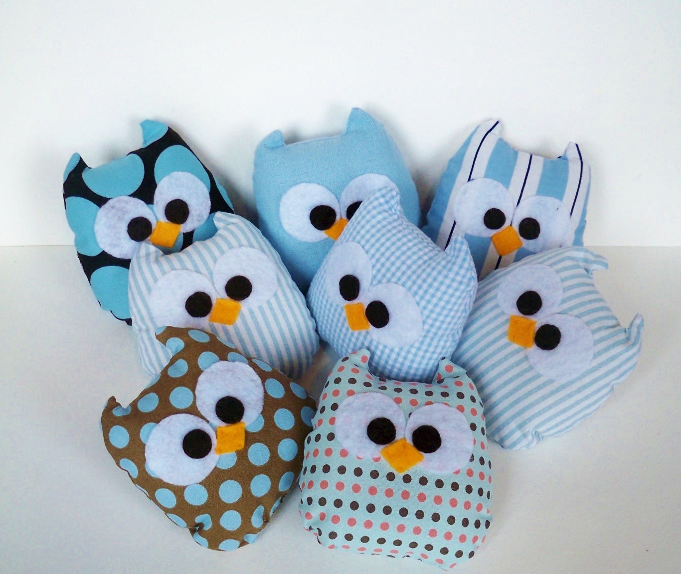 lovely plush mini owl, choose any color