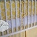 Custom Baby Crib Bedding- Design Your Own- Taza in Yellow