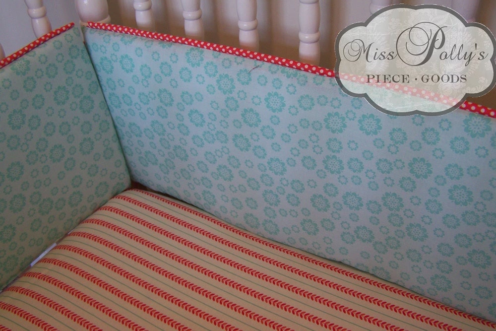 Custom Baby Crib Bedding- Design Your Own- Verona in Rouge