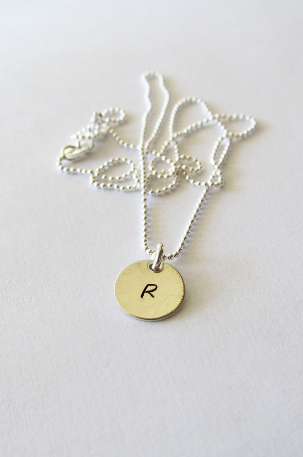 Personalized Necklace with Single Initial or Design