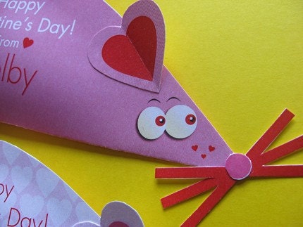 Mouse Valentine Card, Craft