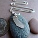 Tiny California State Necklace (sterling silver)