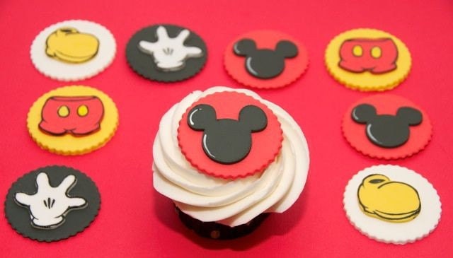 Mickey Mouse Inspired Cupcake Toppers