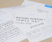 Beach Wedding Invitation Suite - Palm Tree