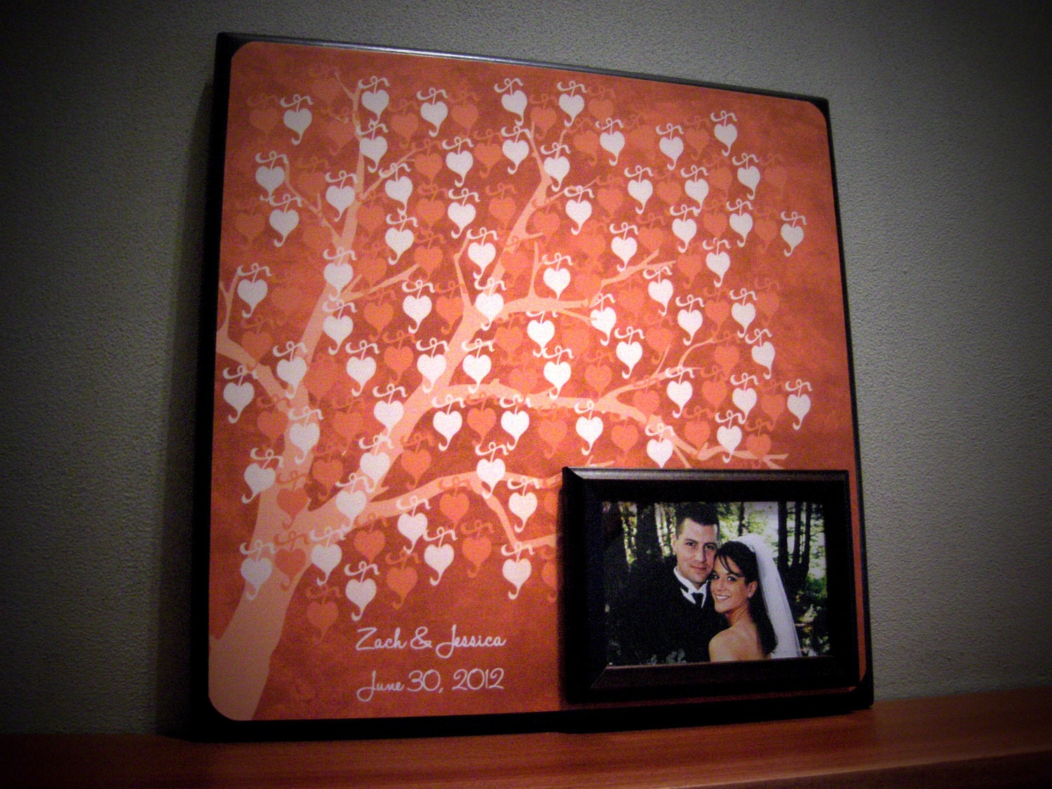 The Original Storyboard Tree Guest Book, Guest Book Alternative, Wedding Guest Book, up to 100 Guests