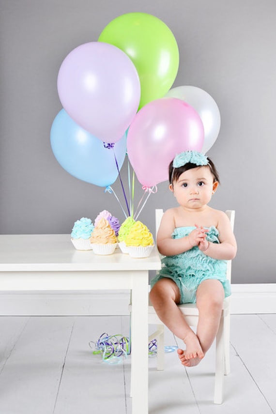 6 Faux Fake Standard Cupcakes Pastel Summer Colors for Birthday Photo Props, Party Decor, Baby Shower, Cupcake Toppers, Wrappers