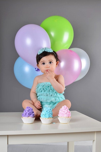 6 Faux Fake Standard Cupcakes Pastel Summer Colors for Birthday Photo Props, Party Decor, Baby Shower, Cupcake Toppers, Wrappers