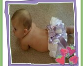 Baby Girls Lavender Ruffled Bloomers Girls Baby Newborn - 24 months