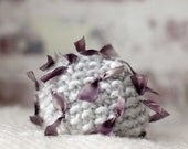 Adorable Newborn Hat for Photographer - Rag Hat Plum