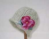 Pansy Cloche- Sage - 2OAK - 0-3 months
