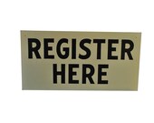 Registration Sign / Handpainted Sign / Civil Service Signage