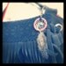 SALE for limited time. Free shipping, Handmade recycled t-shirts dreamcatcher keychain