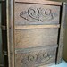 RESERVED for Melissa - Vintage Antique Ornate Singer Sewing Machine 3 Wooden Drawers Retro Organization