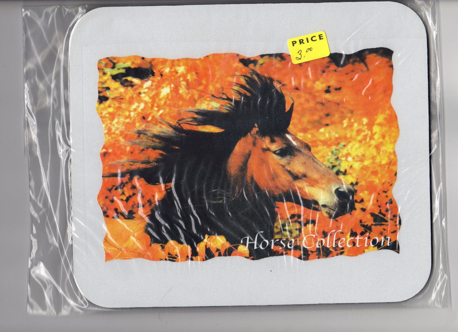 Mouse Pad Horse collection rubber mat CAN PERSONALIZE with name  M-02