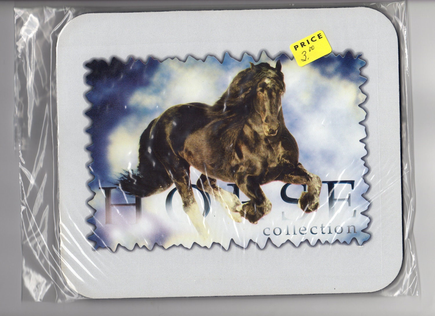 Mouse Pad Horse collection rubber mat western animals CAN PERSONALIZE with name  M-03