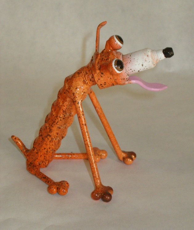 Orange Pocket Pup by Donald Pimpler