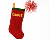 Christmas Stocking, Personalized Handmade Holiday Decoration, Classic Stocking Il_170x135