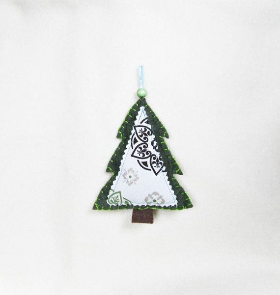 Christmas Felt Ornament , Handmade Holiday Tree Decoration Il_570xn