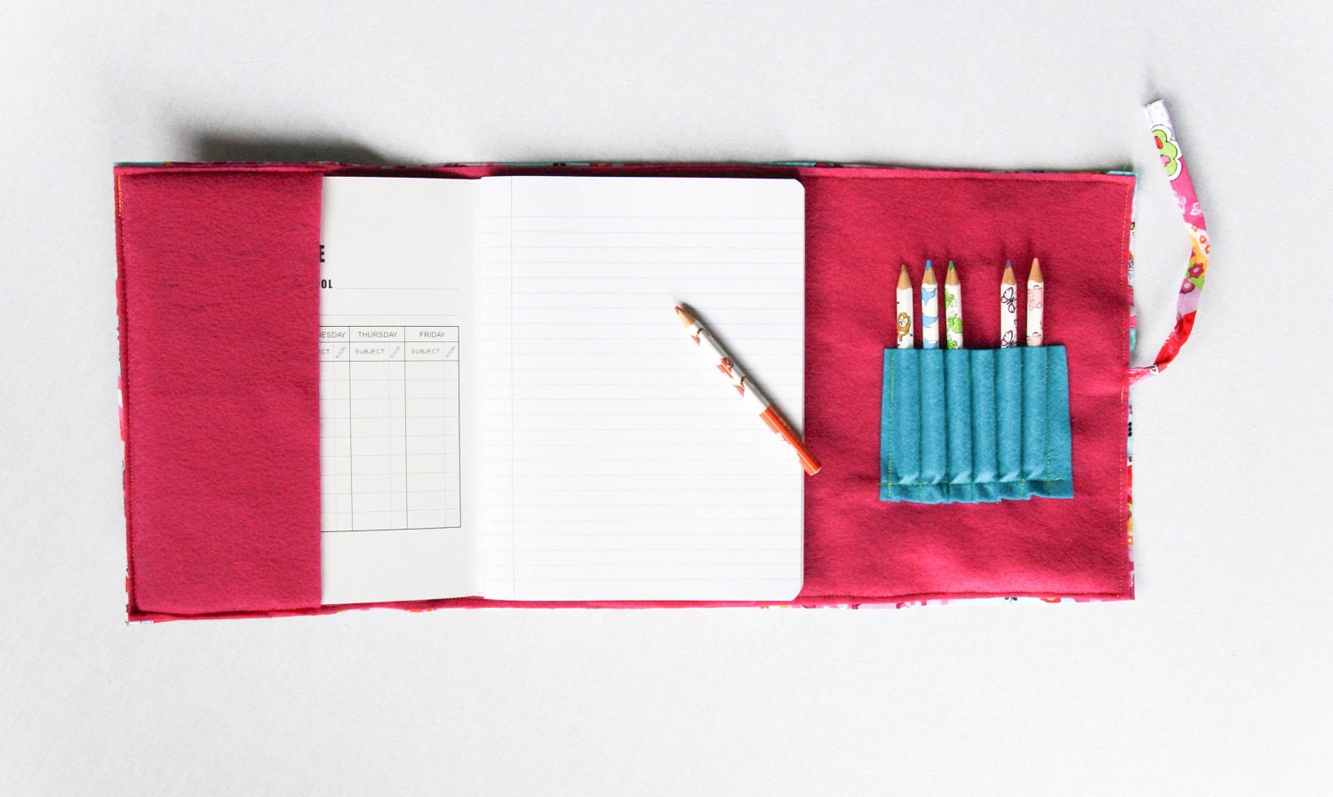 Personalized Notebook , Custom Journa Set with Eco Pencils
