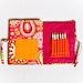 Personalized Journal with Eco Pencils for Girls, Bright Pink Travel Set