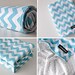 Design Your Own Chevron Baby Blanket, Medium Chevrons By Riley Blake and White Bubble Dot Minky