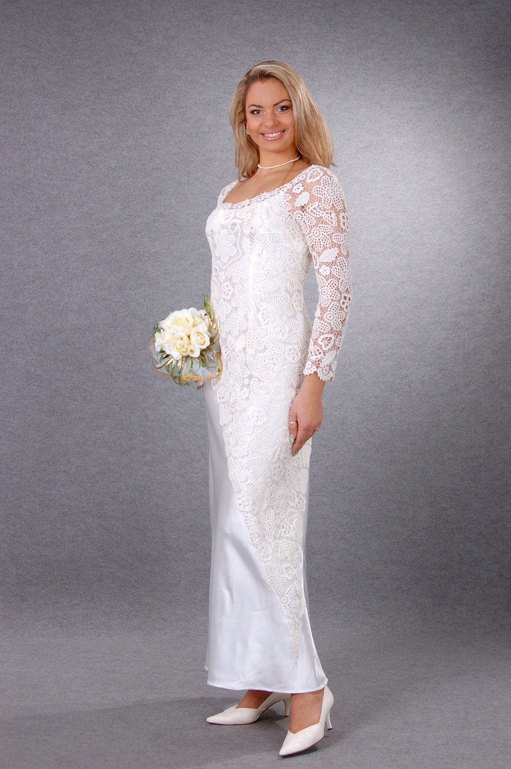 Wedding crochet dress
