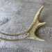 Indie Boho Deer Antler Hair Fork Comb Stick Unusual Statement Hair Piece