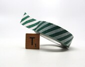 Forest Green Stripes Washi Tape 15mm x 15m